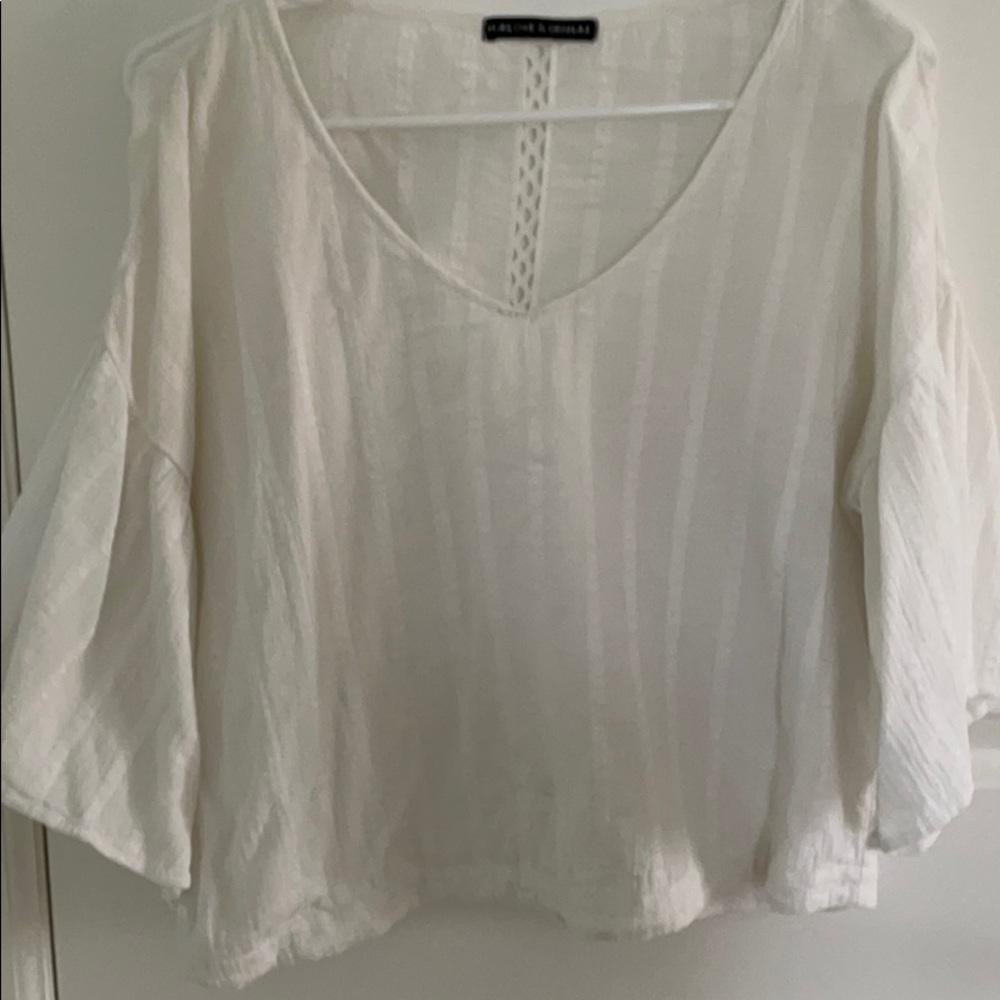 Bell sleeve top